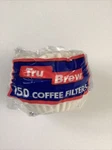 Pack Tru Brew Disposable 150 Ct Coffee Filters 8-12 Cups New. Price: $6.99.