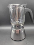 Modern Laoion Glass Moka Pot Stovetop Espresso Maker Coffee Percolator Stainless Used. Price: $14.00.