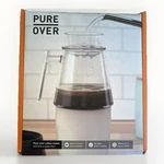 Pure All Glass Pour-over Coffee Maker With Black Base Stir Stick New Open. Price: $39.98.