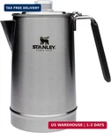 Stanley Coffee Percolator 1.1QT, Stainless Steel Wide Mouth Press,large New. Price: $75.50.
