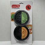 Dash Multimaker Removable Mini Waffle Plates, Set Of 2 Snowman & Tree New. Price: $10.95.