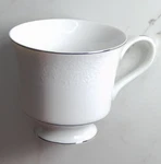 Townecraft Belgium Lace 2277 Coffee Tea Cup Japan White Gold Trim Used. Price: $6.75.
