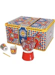 Bialetti X Dolce&gabbana Sicilian Cart Gift Set (moka 2 Cup, Cups Stir New:. Price: $235.00.