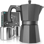 Moka Pot - 6 Cup, 12OZ Stovetop Espresso Maker Classic Italian And Cuban Coffe New. Price: $59.99.