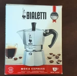 Bialetti Moka Express Cup 130ML Aluminum Silver Manual Espresso Pot Open. Price: $39.99.