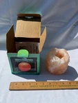 Wbm Himalayan Ionic Natural Salt Crystal Lamp Item #1326 Bowl Shape New In Box. Price: $25.00.