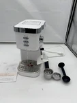 Gevi GECME022-U 1.3QT 20 Bar Espresso Machine W/ Frother White Open. Price: $70.49.
