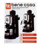 Bene Casa Espresso Maker, Black, 4 Cup Open. Price: $59.39.