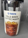 Takeya Cold Brew Coffee Maker With Black Lid Airtight Pitcher Nwt New. Price: $23.50.
