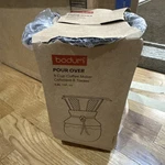 Bodum 11571-01 Pour Over Coffee Maker With Permanent Filter 34 Oz Black New. Price: $16.00.