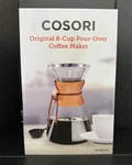 Cosori Original 8-CUP Pour-over Coffee Maker W/stainless Steel Filter C0148-CM Open. Price: $24.99.