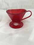 Melitta Signature Series 1 Cup Pour-over Coffee Brewer, Tritan Red Used. Price: $16.19.