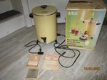 West Bend Coffee Maker Harvest Gold Party Percolator 33535 12-30 Cup Complete!! Used. Price: $28.80.