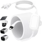 25FT Power Cable With Adapter For Eufy Solocam S340/S220, C210, White New. Price: $27.40.
