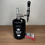 Royal Brew 2L Nitro Cold Coffee Maker Machine Stainless Steel Black Growler Used. Price: $59.99.