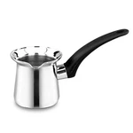 Korkmaz Orbit Stainless Steel 3-CUP Turkish Coffee Pot With Cool Touch Handle New. Price: $26.99.