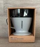 Oxo + Starbucks Pour Over Coffee Maker W/water Tank Flaw Pkg Read Single Serve New. Price: $21.95.