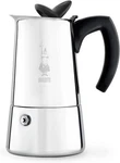 Bialetti Musa Induction 10-CUPS Stovetop Espresso Coffee Maker, Stainless Steel Used. Price: $109.99.