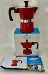 Grosche Red Milano Moka Pot Espresso Cup 5 Fl Oz Maker GR-390 New In Box!. Price: $28.00.
