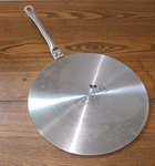 Flovia Stainless Steel Induction Cooktop Adapter Plate Heat Diffuser Used. Price: $24.99.