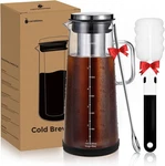 Carrottimes Cold Brew Coffee Maker 1.4L/48OZ With Handle & Extended Filter New. Price: $38.69.