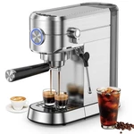 Kndko Espresso Machine, 20 Bar Coffee With Milk Frother, Compac. Price: $454.29.