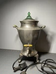 Antique 1924 Landers, Frary, & Clark Coffee Maker Percolator (uranium Glass) Used. Price: $128.45.