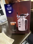 The Original Royal Brew Nitro Cold Coffee Maker - Black Box Damaged New. Price: $70.00.