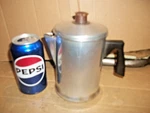 Vintage Small Mirro 5 Cup Aluminum Stovetop Coffee Percolator Pot Used. Price: $24.99.
