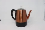 Euro Cuisine PER04 Stainless Steel Electric Coffee Percolator Cup Copper Brew Used. Price: $49.99.