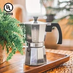 Grosche Milano Stovetop Espresso Maker Moka Pot 6 Cup - 9.3 Oz, Silver New. Price: $86.28.