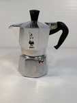Bialetti Moka Express 1 Cup Stovetop Coffee Espresso Maker Made In Italy Used. Price: $15.00.