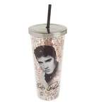 Spoontiques Elvis Glitter Filled Acrylic Tumbler Cup With Straw 20OZ New. Price: $19.38.