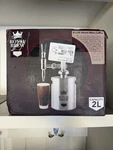 Royal Brew Nitro Coffee Maker 2L Manual Portable Stainless Steel Silver New. Price: $75.00.