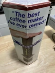 Aeropress 1-3 Cup Coffee And Espresso Maker 350 Filters Made In Usa. (scoop Mia Open. Price: $14.00.