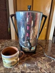 Vintage 1970S Cory Stainless Steel Automatic Coffee Percolator Model # AP30S Pre-owned. Price: $30.00.