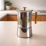 Lavazza Miss Moka Cup Espresso Maker Inox 18/10 Stainless Steel Made Italy Nuovo:. Price: $87.18.