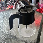 Ninja Glass Coffee Maker Carafe Clear/black Lid Handle Fits CM401 CM371 Used. Price: $12.00.