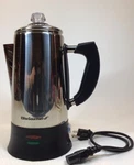 Elite Gourmet EC923 Electric 12CUP Coffee Percolator Stainless Steel Keep Warm Used. Price: $55.00.