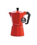 Eurostar SEM306R 6-CUP Stovetop Espresso Maker, Red New. Price: $29.99.
