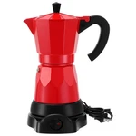 Lemosae Coffee Pot 6 Cup Electric Espresso Maker Italian Moka Red New. Price: $60.99.