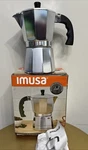 Imusa Aluminum 6 Cup Stovetop Espresso Maker Lattes, Cappuccinos New. Price: $17.00.