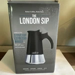 London Sip 6 Cup Stainless Steel Stovetop Espresso Maker Matte Black New Open. Price: $29.95.