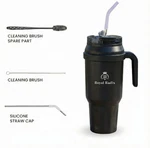 Royal Radix 50OZ Mega Tumbler Xl Stainless Steel Mug Handle Straw Lid Vacuum... New. Price: $24.99.