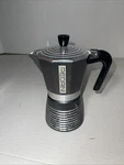 Pedrini Moka Espresso Coffee Pot Black Italian Stovetop Maker Single Used. Price: $29.99.
