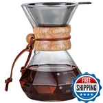 Cofisuki Pour Over Coffee Maker Reusable Stainless Steel Drip Filter Lead-free New. Price: $32.28.