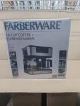 Farberware Dual Brew, 10 Cup Coffee + Espresso Maker/machine W/touchscreen,. Price: $67.22.