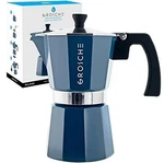 Milano Stovetop Espresso Maker Moka Pot 6 Cup 9.3 Oz Blue New. Price: $44.99.
