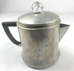 Vtg Montgomery Wards Coffee Pot Mw Signature 18 Gauge Aluminum Percolator 5 Cup Used. Price: $21.50.