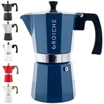 Grosche Milano Stovetop Espresso Maker Moka Pot 9 Cup, 15.2 Oz, Blue... New. Price: $87.71.